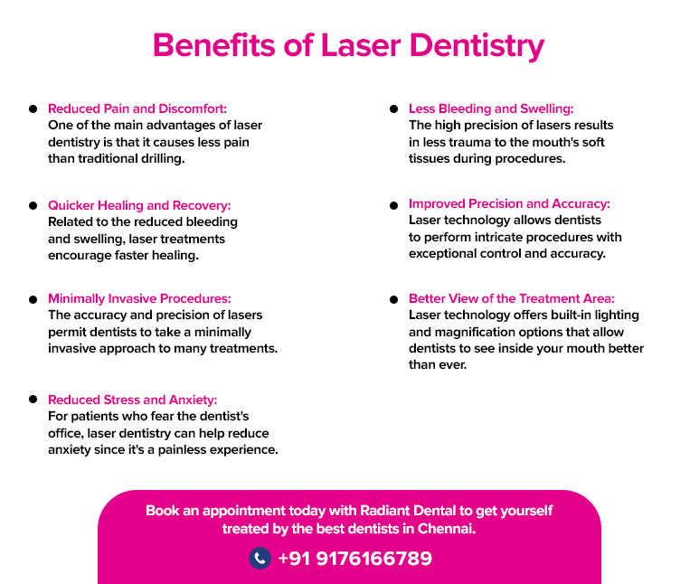 benefits of laser dentistry