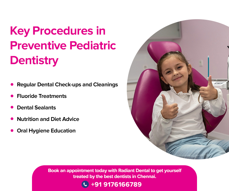 key procedures in preventive pediatric dentistry