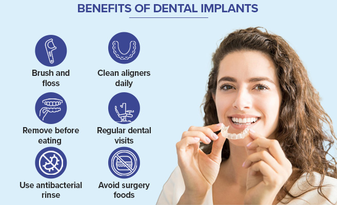 dental hygiene with aligners