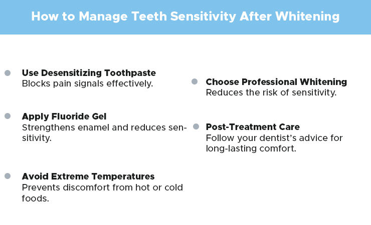 teeth sensitivity occur after whitening